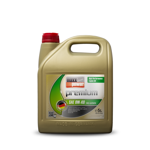 maxxpower premium SAE 0W-40 fully-synthetic 5l